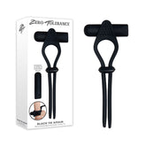 Zero Tolerance Tie Affair USB Rechargeable Cock Ring 6.5 cm Black Cock Rings Vibrating